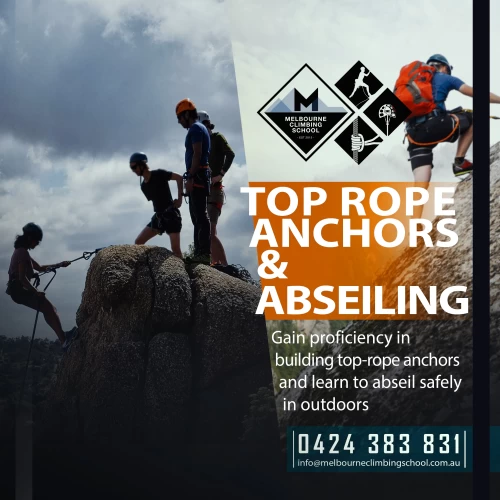 Top-Rope Anchors and Abseiling course Poster